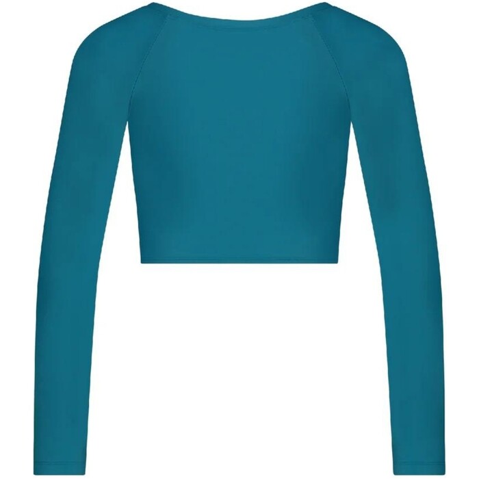 2024 Wallien Frauen Long Sleeve Rash Guard 102023001 - Teal